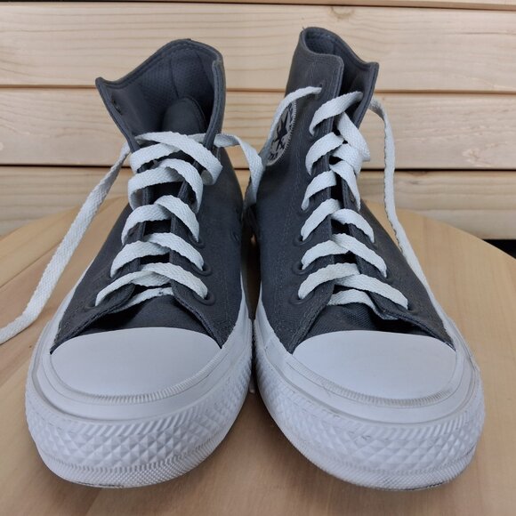 Converse Chuck Taylor All Star II Unisex Gray White Lunarlon Women's 8 High Top - Picture 12 of 12